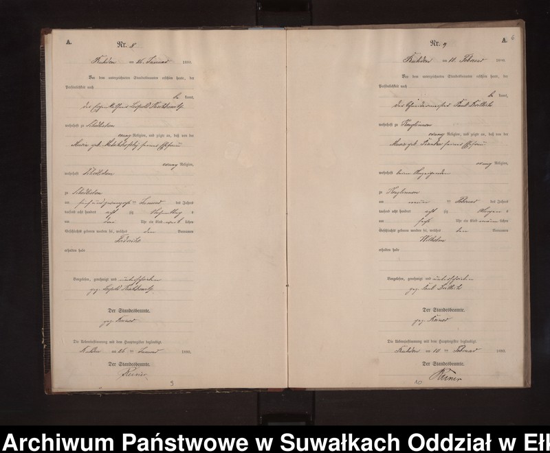 image.from.unit.number "Geburts-Neben-Register des Preussischen Standes-Amtes Stasswinnen Kreis Loetzen"
