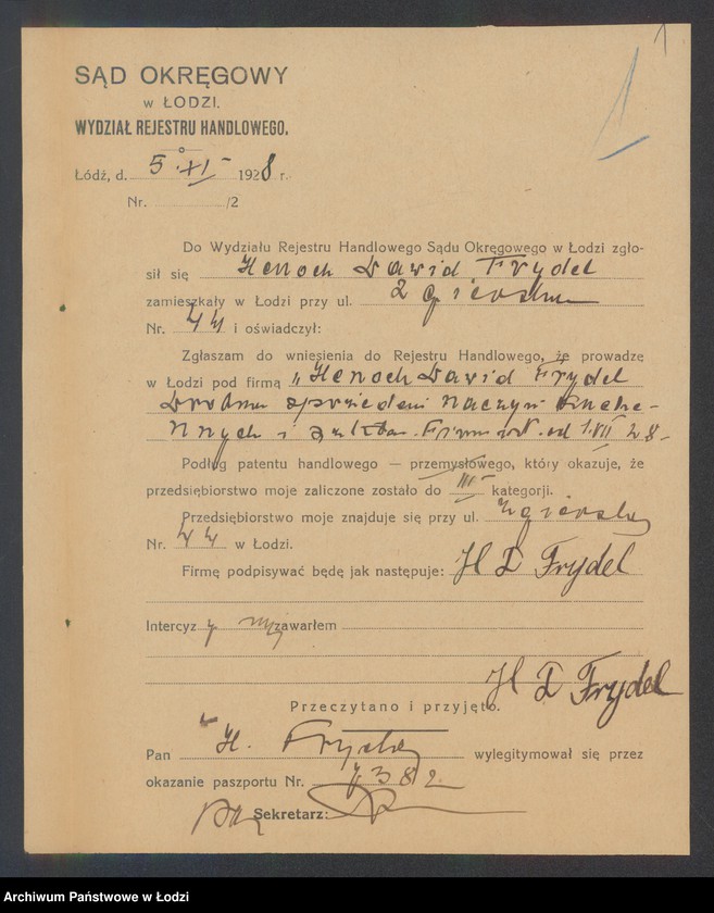 Obraz 3 z jednostki "Henoch Dawid Frydel – sprzedaż naczyń kuchennych"