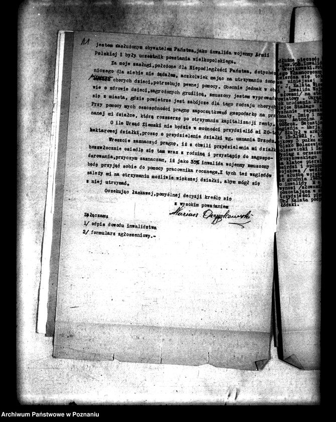 Obraz 15 z jednostki "Przymusowy wykup majątku ziemskiego Ląd na cele reformy rolnej"