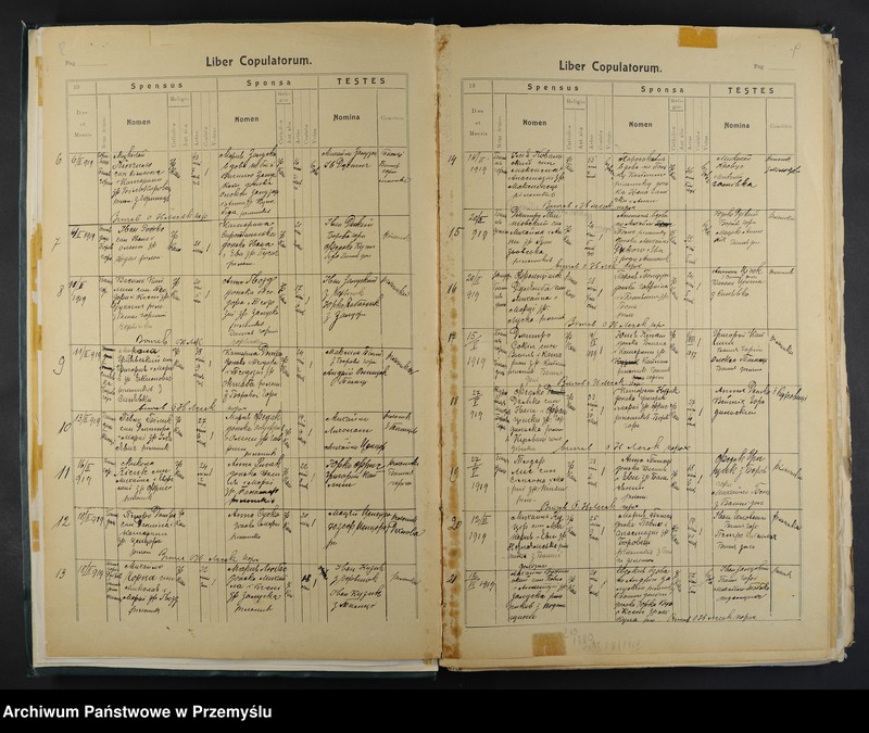 Obraz 8 z jednostki "Księga małżeństw i zgonów"