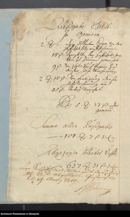 image.from.unit.number "Passenheimsche Hospital-Rechnung"