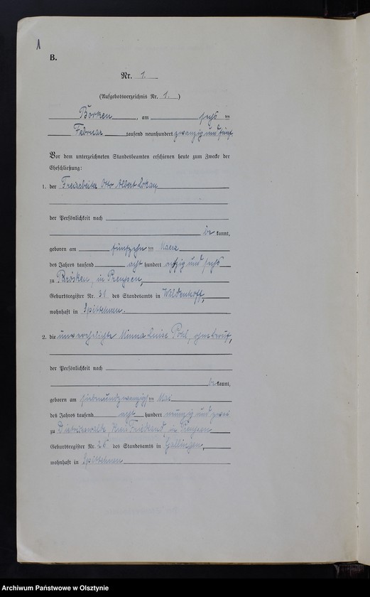 image.from.unit.number "Heirats-Neben-Register Nr 1 - 6 [ Księga małżeństw - wtóropis ]"