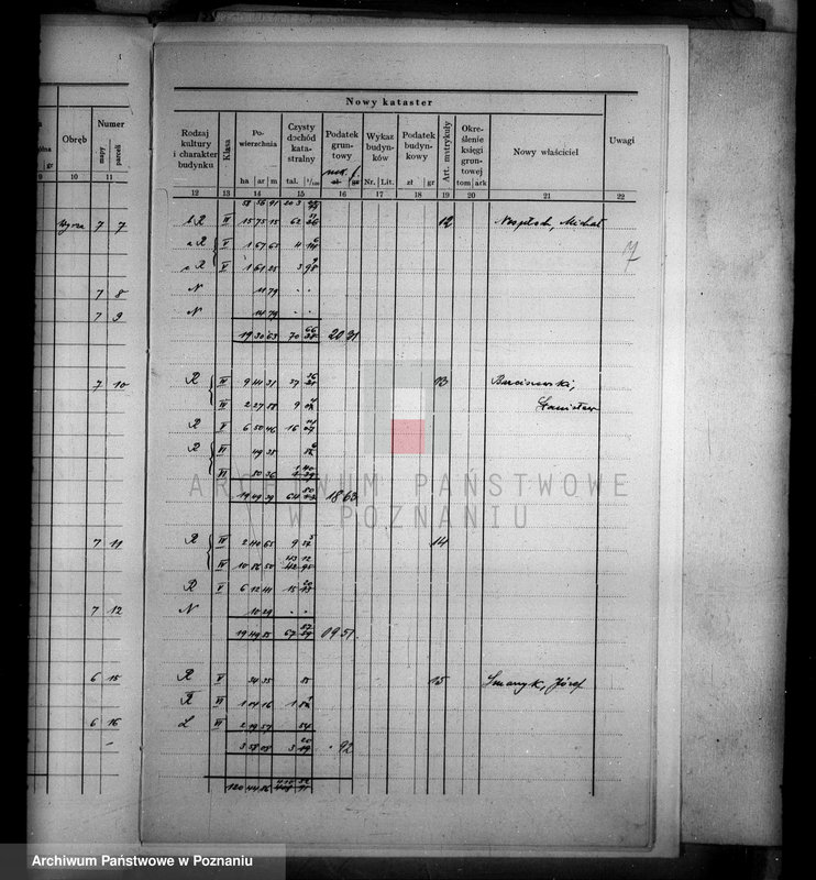 Obraz 11 z jednostki "Ostateczny rejestr pomiarowy majątku Wyrza powiatu wyrzyskiego"