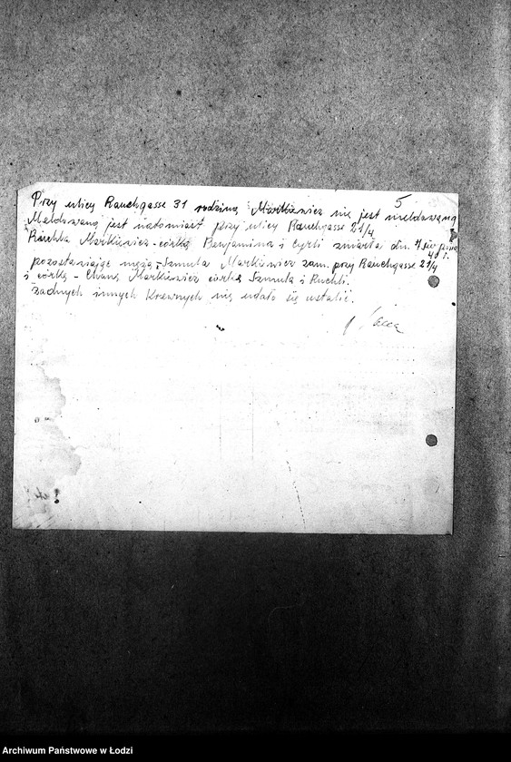 Obraz 8 z jednostki "[Protokoły stwierdzające wydanie przesyłek nadesłanych dla mieszkańców getta]"