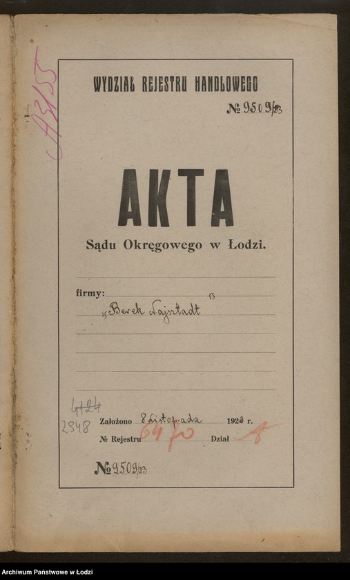 Obraz 2 z jednostki "Berek Najnsztadt- handel cielętami"