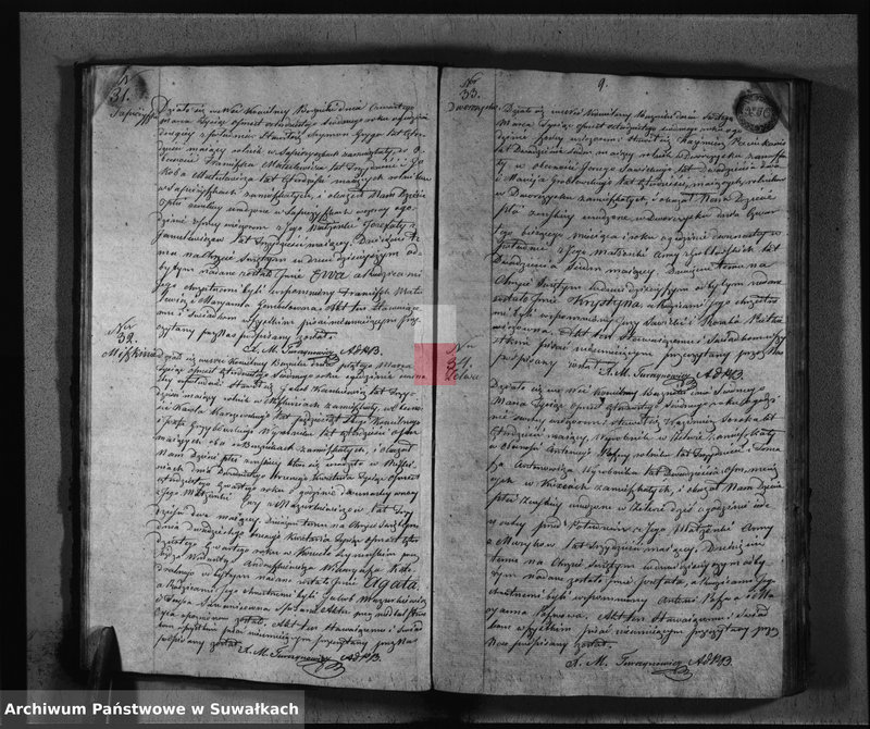 image.from.unit.number "Księga Duplikat Parafij Berznickiej z Roku 1847-go"