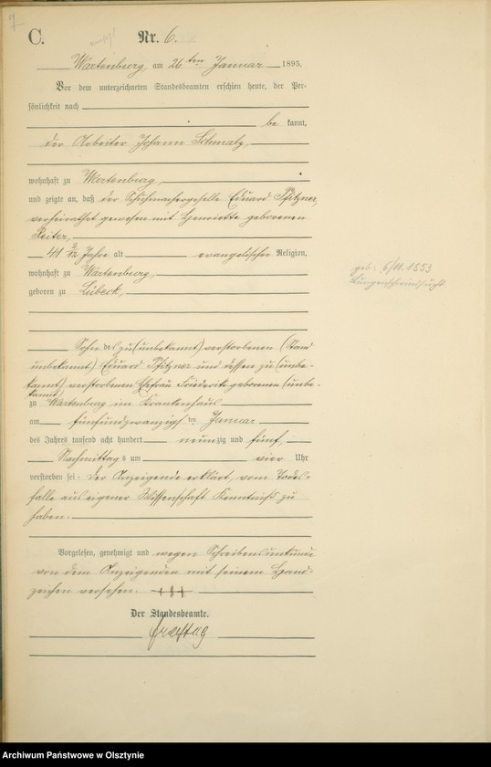 image.from.unit.number "Sterbe-Haupt-Register Nr 1 - 129"