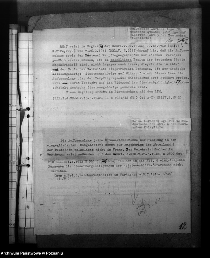 Obraz 20 z jednostki "Aufbauzulage für Beamten in den Ostgebieten"