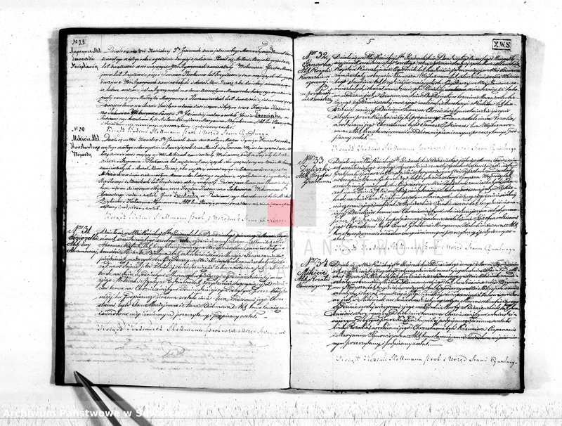Obraz 7 z jednostki "Akta stanu cywilnego parafij Św. Jeziorskiej urodzonych, zaślubionych i umarłych z roku 1866"
