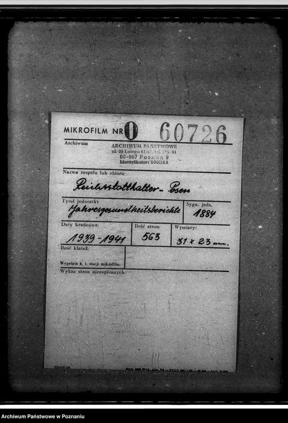 Obraz 2 z jednostki "Jahresgesundheitsberichte"