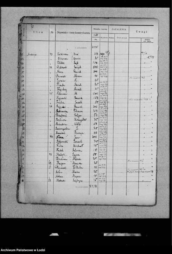 Obraz 9 z jednostki "Rejestr poborczy"