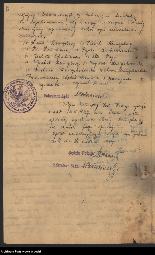 Obraz 18 z jednostki "Szla,a Aron Kenigsberg - sprzedaż manufaktury"