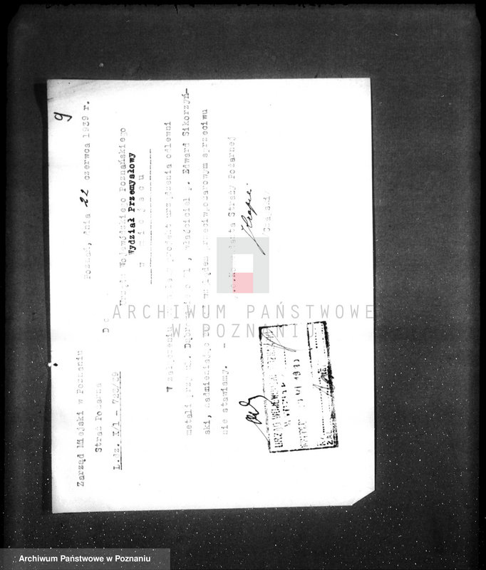 Obraz 12 z jednostki "/Projekt urządzenia odlewni metali przy ul. Dąbrowskiego 81/"