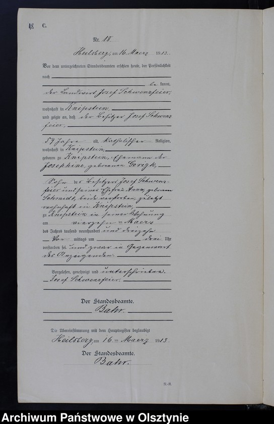 image.from.unit.number "Sterbe -Neben-Register Nr 1-66"