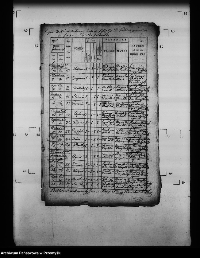 image.from.unit.number "[Kopie ksiąg metrykalnych parafii Pełkinie z filiami Wierzbna, Wólka Pełkińska (dekanat Jarosław)]"