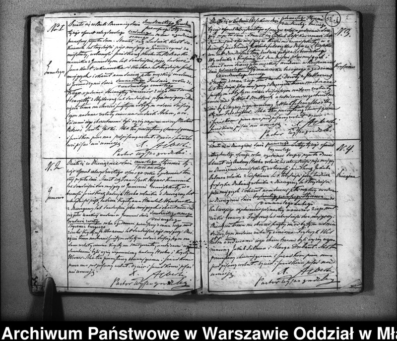 Obraz z jednostki "Akta urodzin, małżeństw, zgonów"