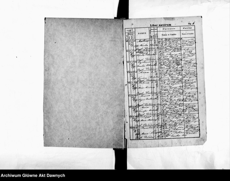 image.from.unit.number "Parafia: Łoszniów Łoszniów. Dekanat: Trembowla. Księga metrykalna urodzeń dla wsi Łoszniów."