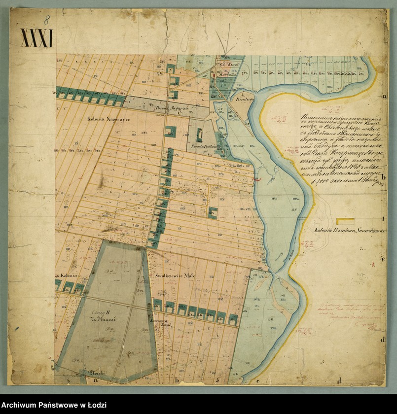 image.from.unit.number "Pierworys urządzenia dóbr Wiaderno w guberni warszawskiej powiecie piotrkowskim ekonomii Wolbórz położonych"