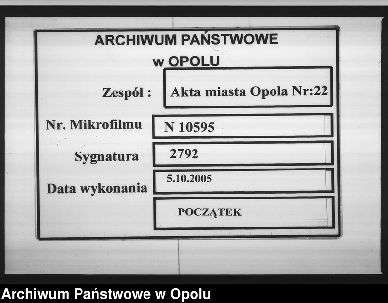 Obraz 1 z jednostki "Acta des Magistrats zu Oppeln betreffend die Taubstummen und Blinden-Institute Vol. II"
