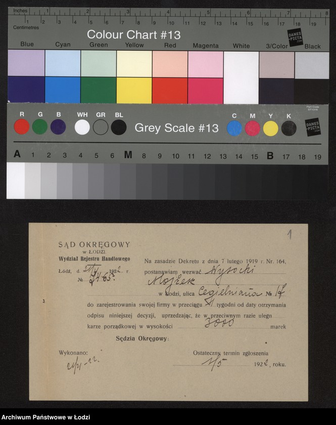 Obraz 3 z jednostki "Mojżesz Wysocki – sprzedaż herbaty"