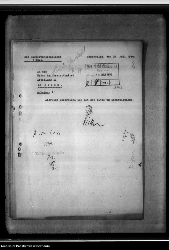 Obraz 6 z jednostki "Familienunterhalt. Zusammenstellungen des Regierungspräsidenten Hohensalza - Inowrocław"