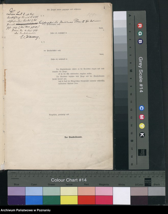 Obraz 3 z jednostki "Księga miejscowa małżeństw tom II [Rejestr główny małżeństw]"