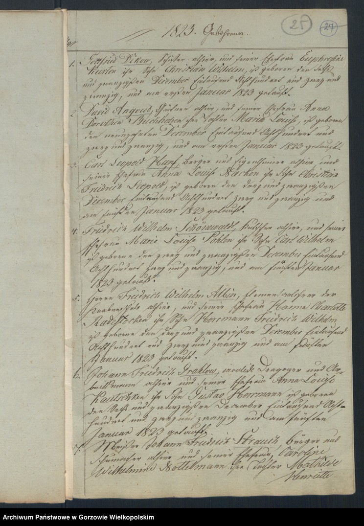 image.from.unit.number "Duplikate der Kirchenbücher der Hauptkirche zu Landsberg an der Warthe"