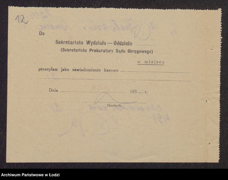 Obraz 14 z jednostki "Uszer Chemia Kozłowski, Fiszel Kozłowski, Mojsze Józef Kozłowski- sprzedaż szmat i odpadków"