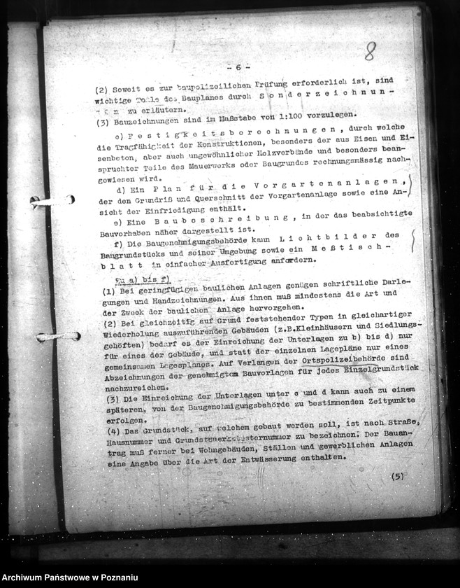 Obraz 12 z jednostki "Zarządzenie w sprawach budowlanych na wsi na terenie okręgu gdańskiego"