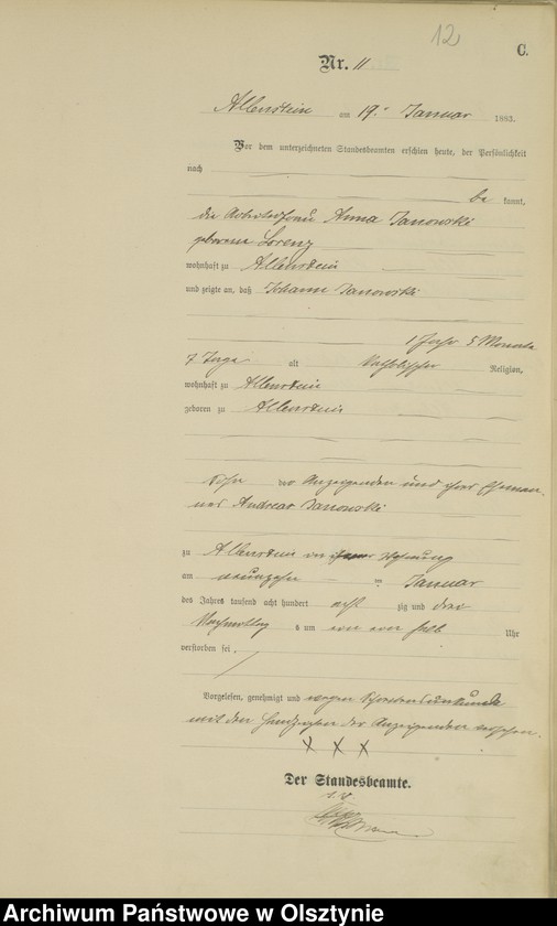 image.from.unit.number "Sterbe-Haupt-Register Nr 1 - 279"