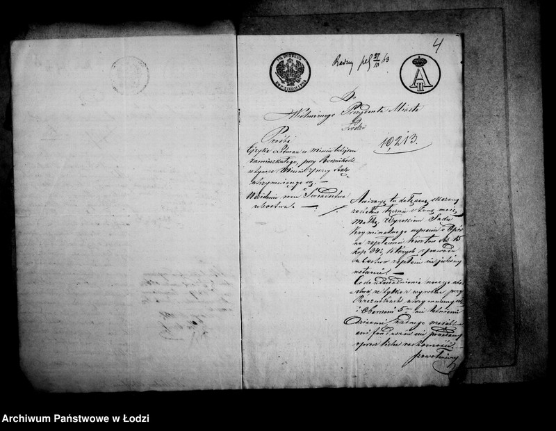 Obraz 8 z jednostki "Akta w przedmiocie attestów ubóstwa"