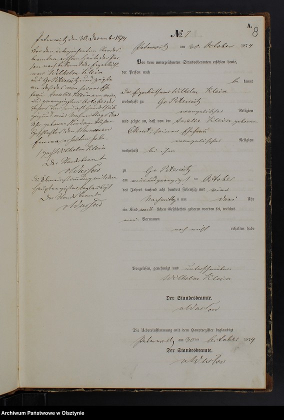image.from.team "Urząd Stanu Cywilnego w Piotrowicach pow. iławski ( dawny pow. suski )"