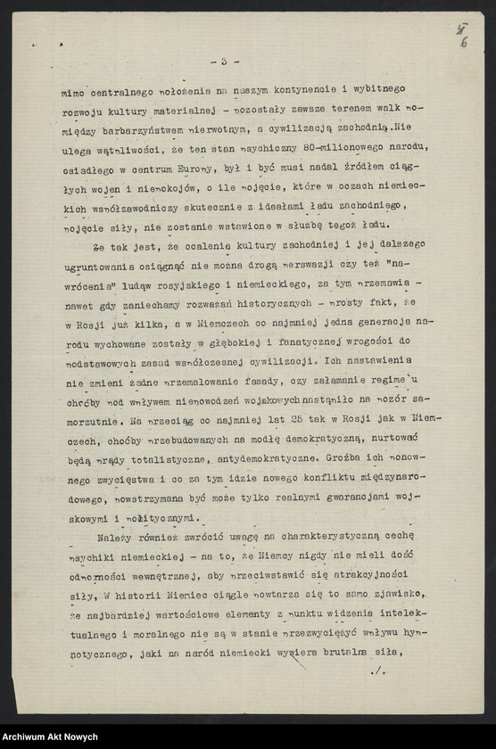 image.from.unit.number "Zaleski August; Załączniki: a) list (odpis) Skowrońskiego (Poseł RP w Brazylii); L.5 (odpowiedzi - rękopisy, maszynopisy); patrz 4246"
