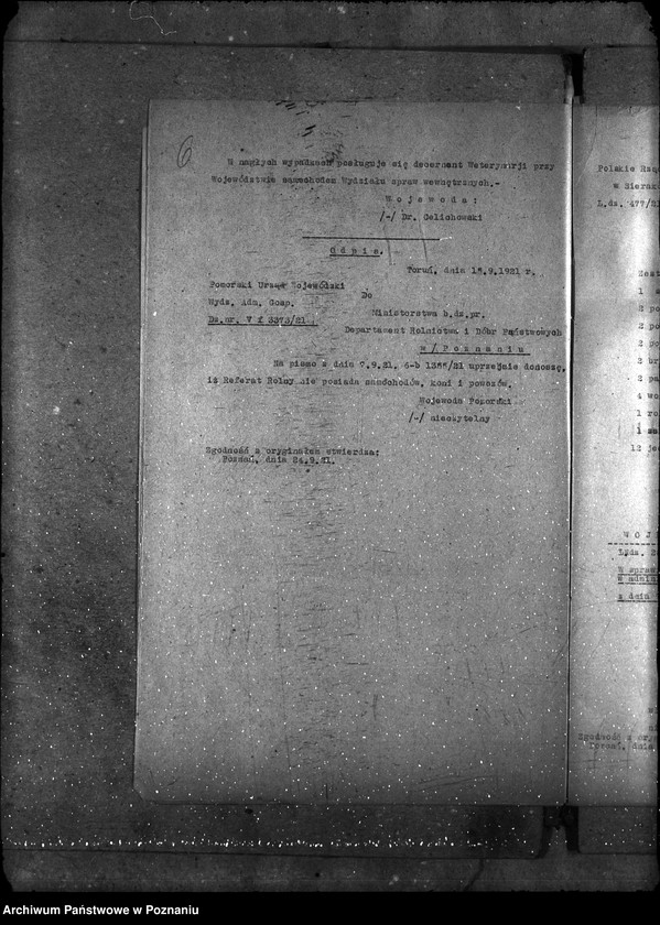 Obraz 10 z jednostki "Sprawy gospodarcze-ogólne Środki lokomocji departamentu i podległych mu urzędów"