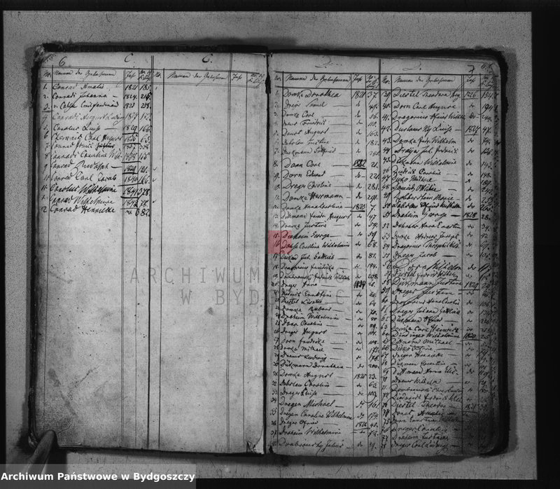 Obraz 6 z jednostki "Sumariusz urodzeń"