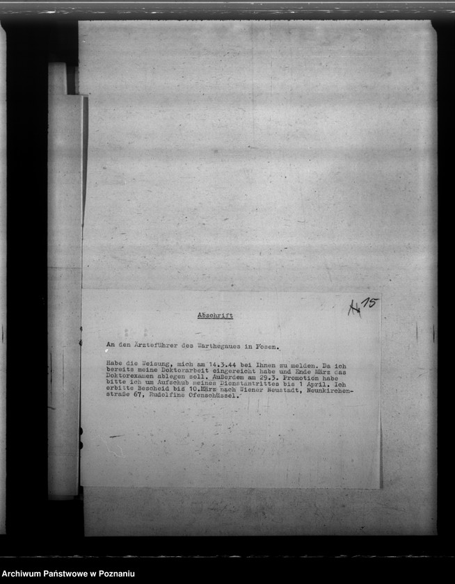 Obraz 18 z jednostki "Notdienstverpflichtung der Ärzte"