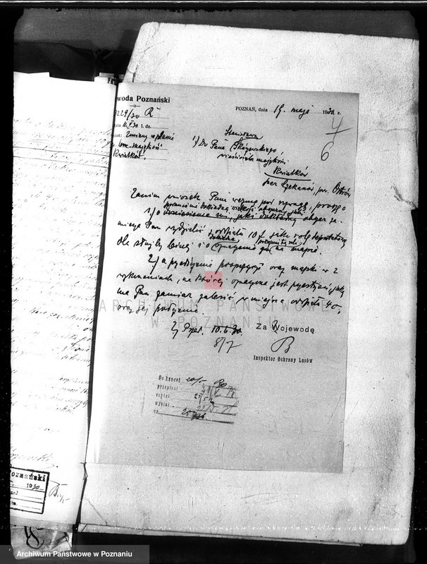 image.from.unit.number "Nadzór nad gospodarką w lasach majętności Kwiatków powiat ostrowski"