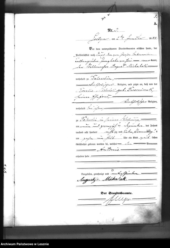 Obraz 6 z jednostki "[Księga urodzeń]"