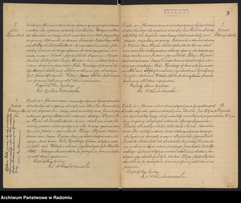 image.from.unit.number "Urząd Stanu Cywilnego w Głowaczowie Akta urodzeń, małżeństw, zgonów 1919 rok"