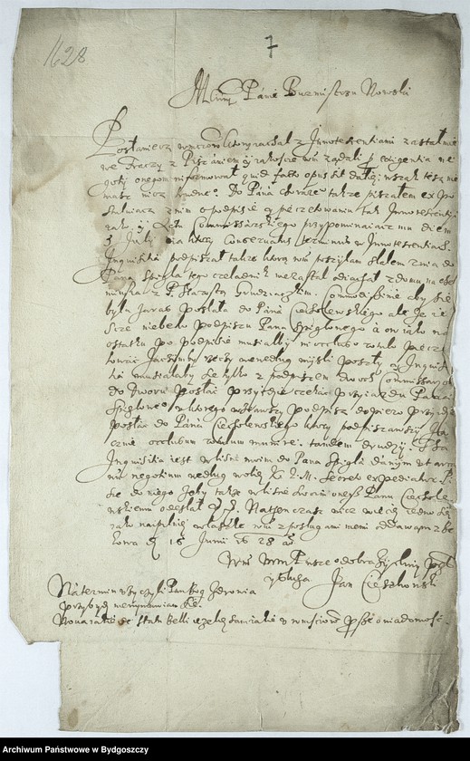 image.from.unit.number "Schriftwechsel der Stadt Neuenburg mit verschiedenen Beamten u. Privaten"