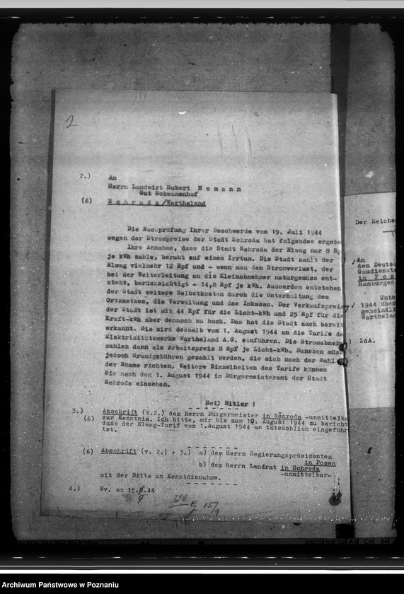 Obraz 6 z jednostki "Versorgung mit Gas. Friedensbau- Programm. Hafenanlagen. Wasserversorgung. Entwässerung. Mineralölbewirtschaftung. Gettofahrscheine"