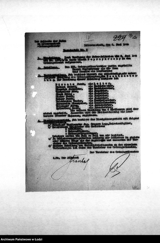 Obraz 16 z jednostki "[Rozkazy dzienne, zarządzenia i okólniki Komendy Służby Porządkowej skierowane do rewirów]"