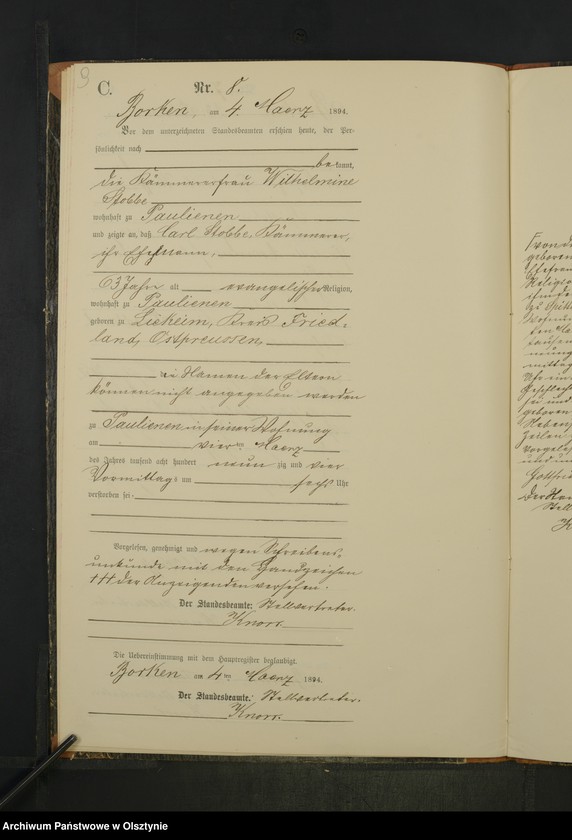 image.from.unit.number "Sterbe-Neben-Register Nr 1 - 21"