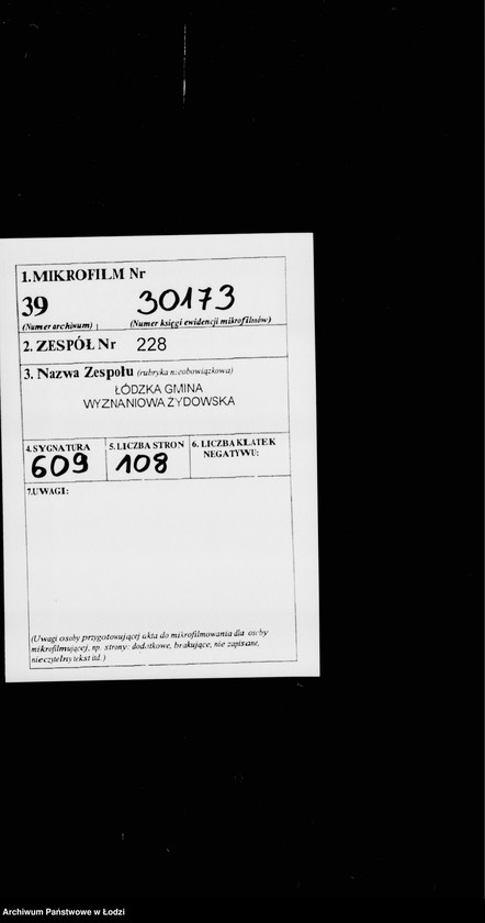 Obraz 2 z jednostki "Rejestr poborczy"