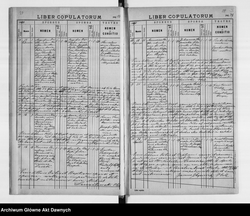 image.from.unit.number "Parafia: Lwów, Bazylika Metropolitalna. Dekanat: Lwów. Księga metrykalna urodzeń, ślubów i zgonów dla parafii miejskiej."