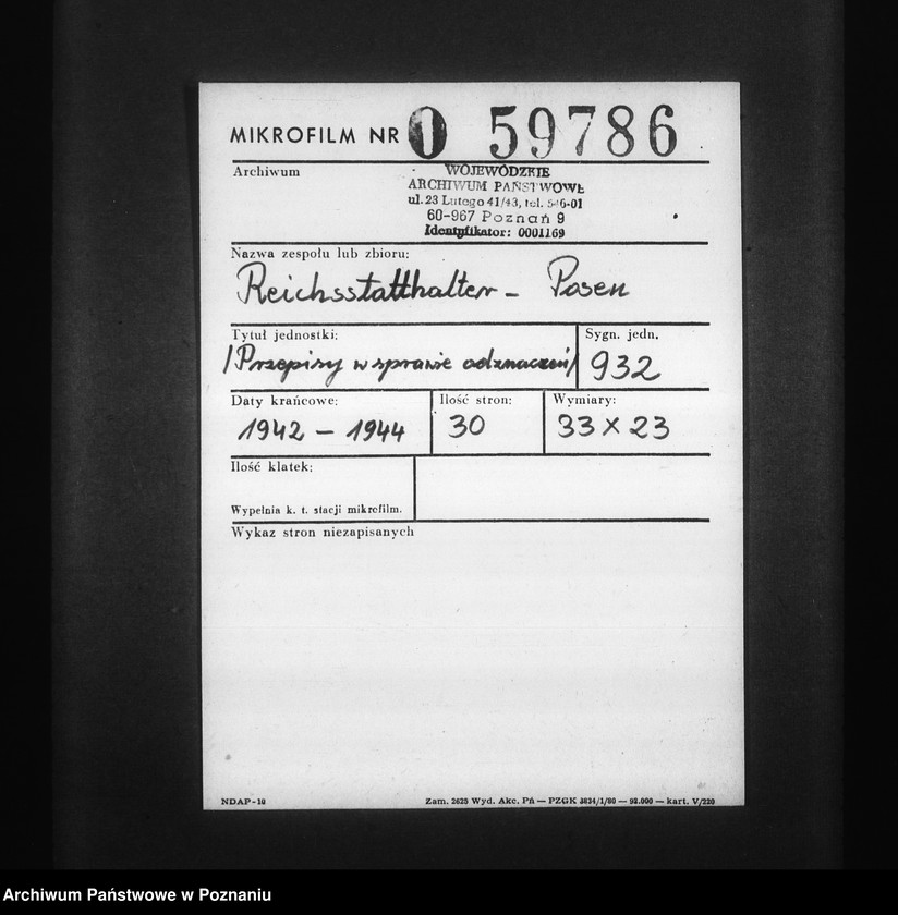 Obraz 2 z jednostki "Przepisy w sprawie odznaczeń"