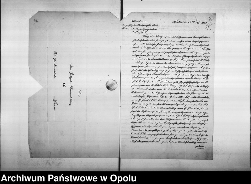 Obraz 15 z jednostki "Acta Generalia des Magistrats zu Oppeln betreffend Stiftungen Vol. I"