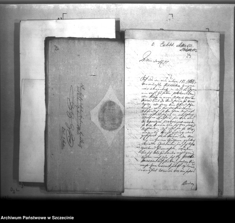 Obraz 15 z jednostki "Hauptmann von Kleist zu Juchow contra die Stadt Neustettin in po: Turbationis an der Braugerechtigkeit"