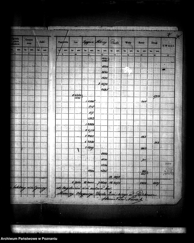 Obraz 11 z jednostki "Projekt podziału wspólnego lasu osady Lądek w związku z pracami scaleniowymi wsi"