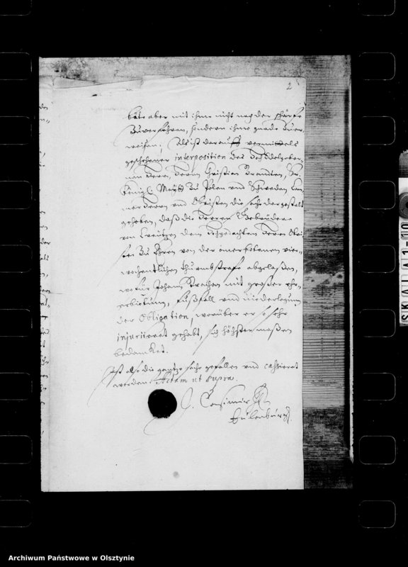 image.from.unit.number "Wederruf der Unjurien, die Johann Strachan gegen die Gebr. Kreutzen ausgegossen und Nachlass der über Strachen gerichtliche verhängten 4 wöch. Thurmstrafe"